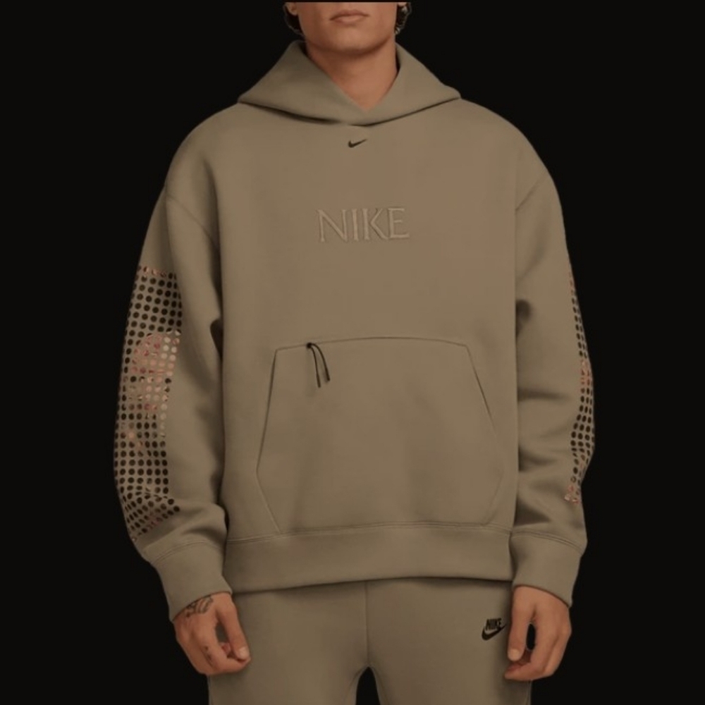 Nike Tech Fleece Hoodie Oversized ~ Light Army HJ0683-320 | Men's: XXL *NWT.